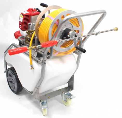 PULVERIZADOR A MOTOR LONCIN 100 LT MANGUEIRA 10 MT LANÇA METALICA