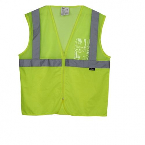 COLETE ALTA VISIBILIDADE AMARELO COM FECHO
