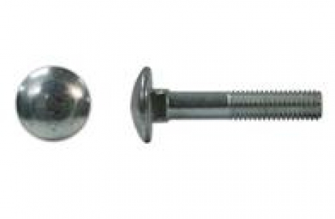 PARAFUSO A. QUADRADA ZINCADO C/OVAL M6x80
