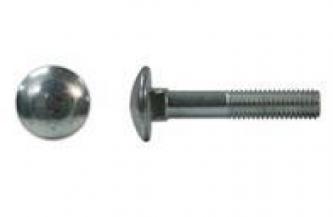 PARAFUSO A. QUADRADA ZINCADO C/OVAL M12x50