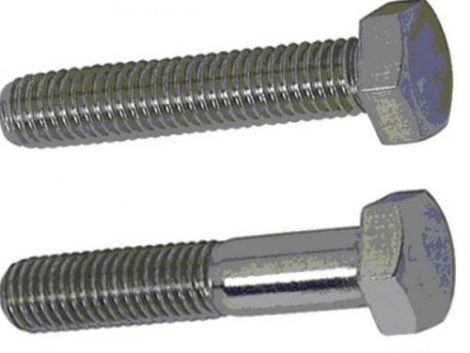 PARAFUSO SEXTAVADO INOX M14X50