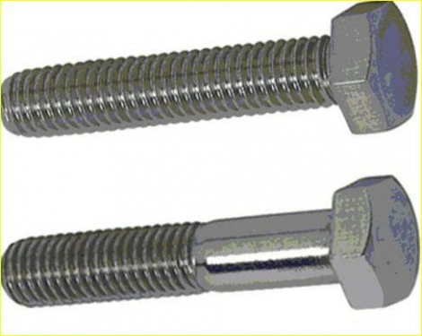 PARAFUSO SEXTAVADO INOX M8X50